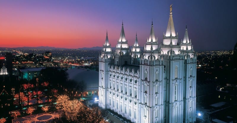 SLC Mormon temple