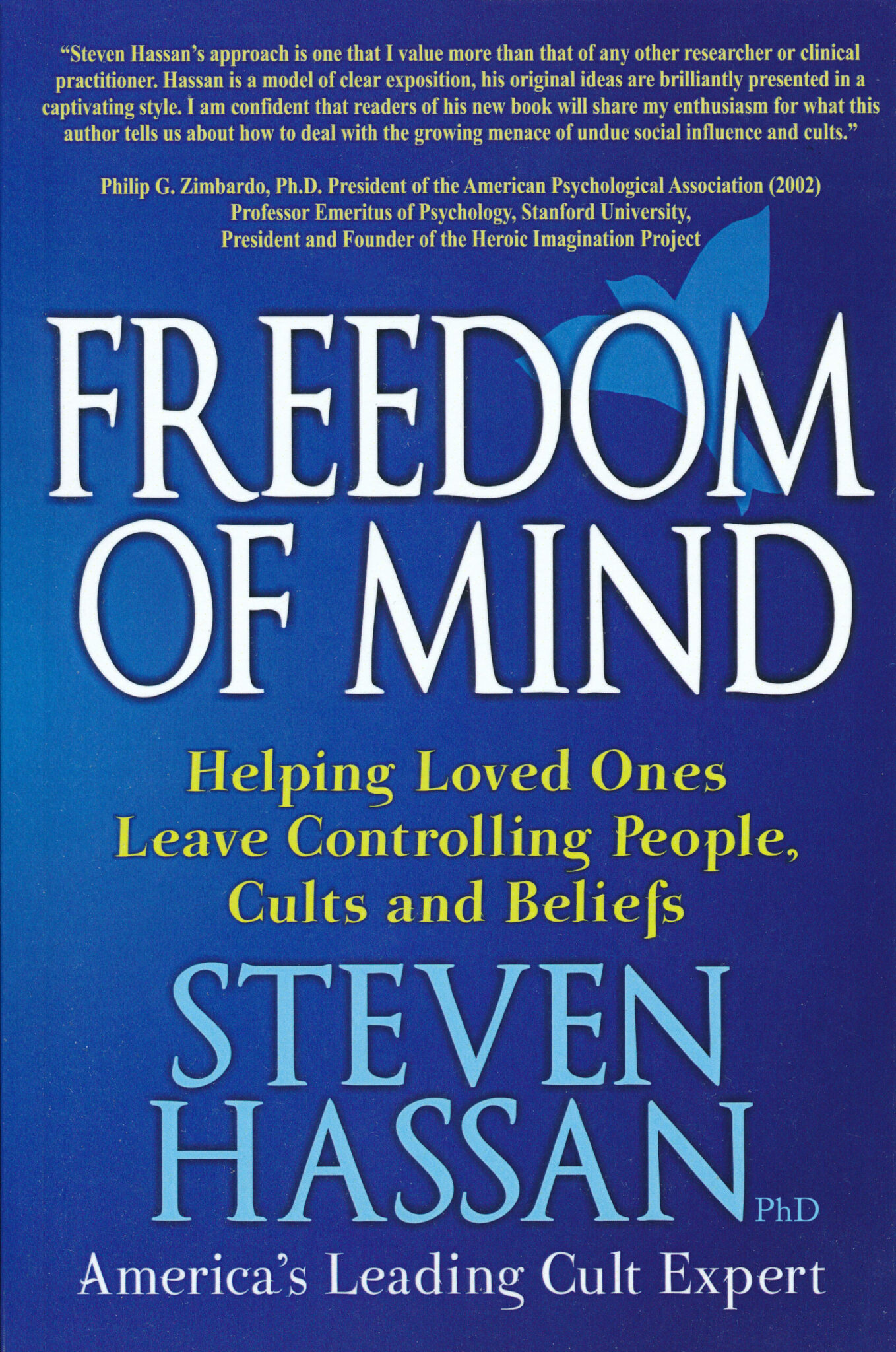 books by Dr. Steven Hassan - Freedom of Mind